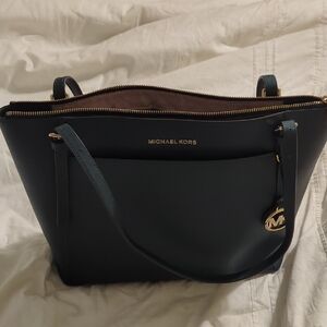 Michael Kors Dark Blue Tote Bag